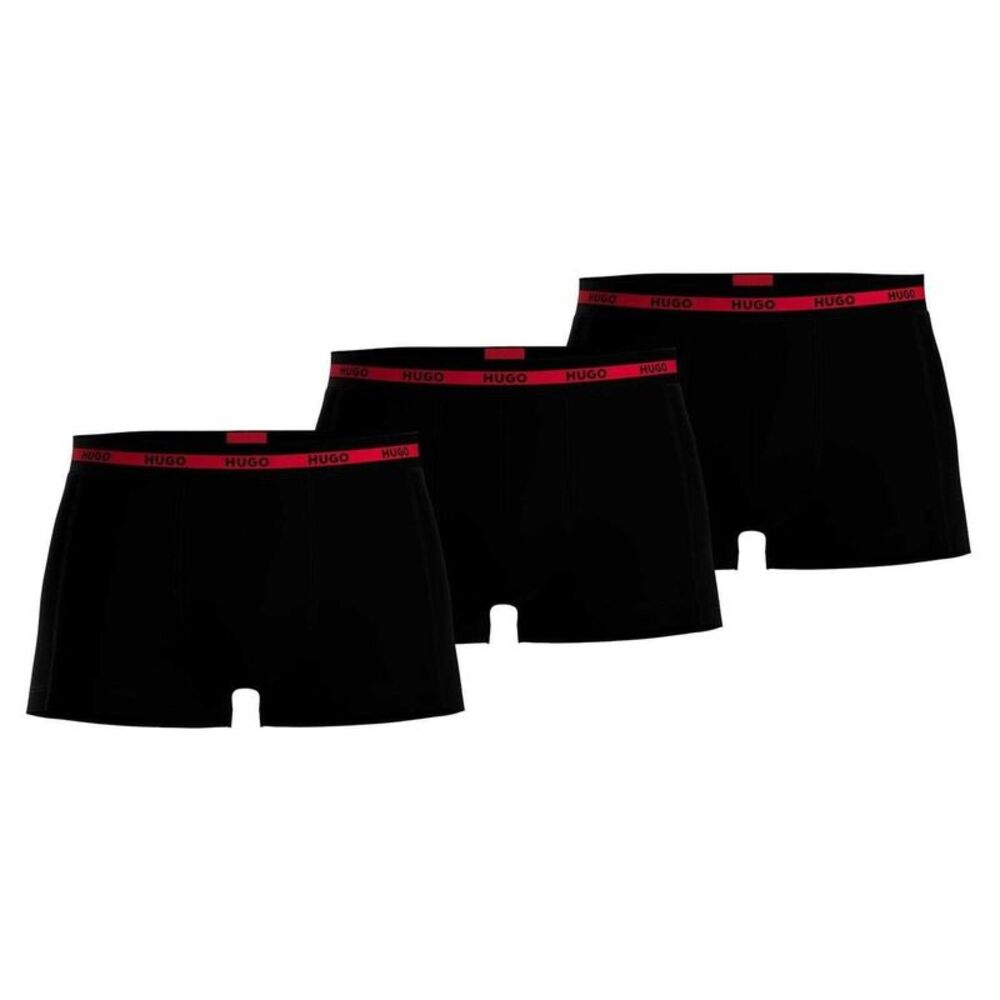 Hugo Mens Boxer Shorts (Pack of 3) / Red